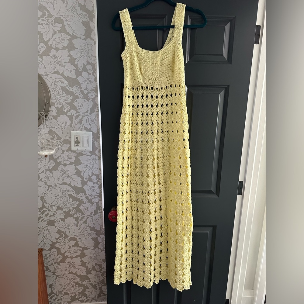 Small Vintage Crocheted Maxi Dress